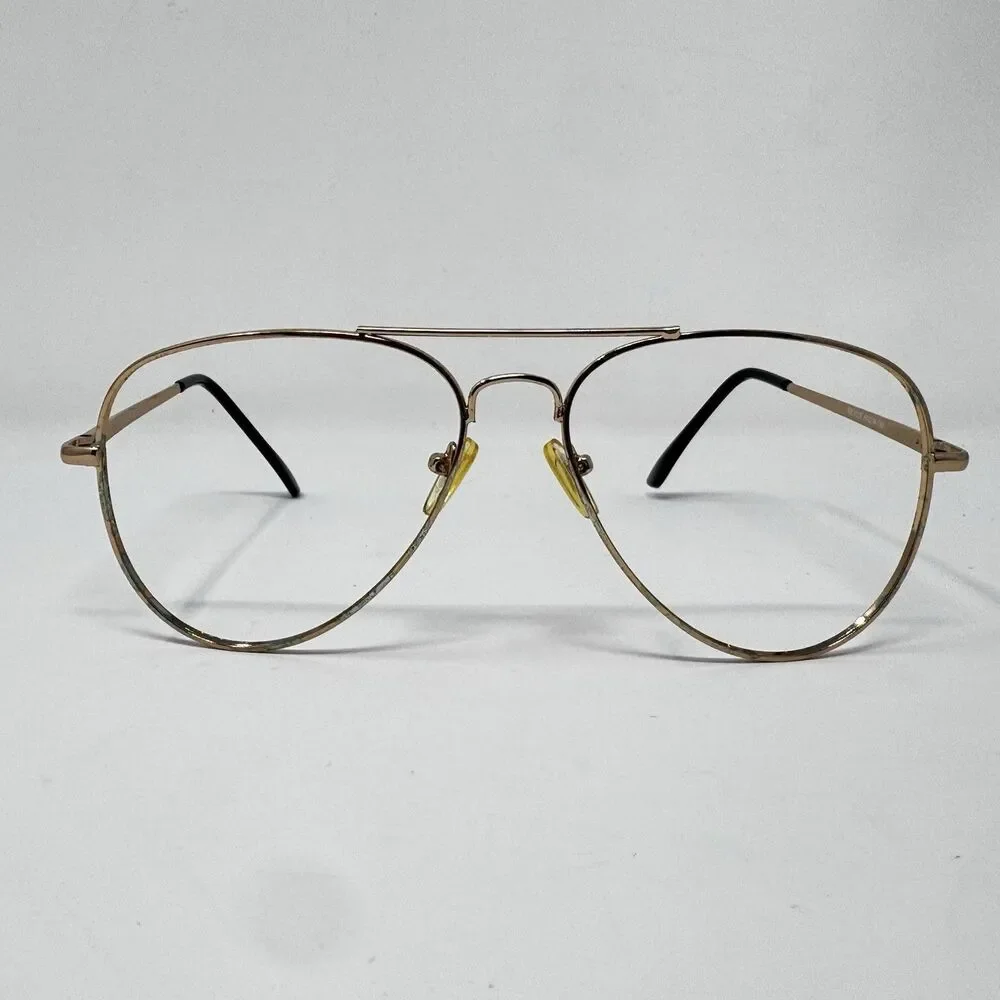 Authentic Ray-Ban RB3025 Aviator Gold Sunglass Frames 56-14-135 Italy